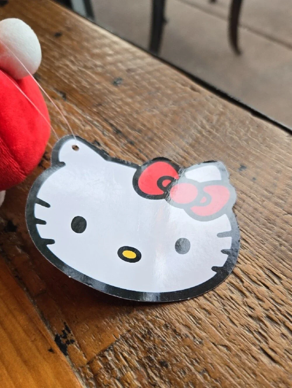 Hello Kitty Soft Plush Multi-Function Storage Case, Sanrio Plush Bag Charm